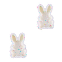 2St Siliconen Paasbakvormen Bunny En Ei Voor DIY Chocolade