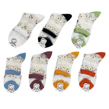 7 pairs transparent daisy ultrathin ankle socks for women girls