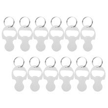 12 Pcs Trolley Token Keychain Bottle Opener Cart Supermarket