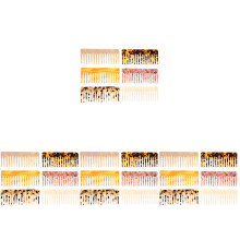 16Pcs Assorted Color Hair Cutting Combs Wide Tooth for Salon and Home