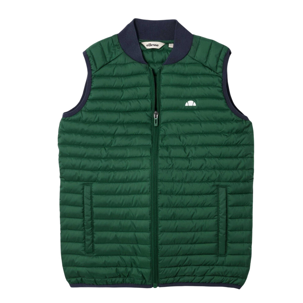 Ellesse (10-11 Years, Dark Green) Childrens/Kids Barr Gilet