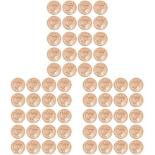 60Pcs Sturdy Shaped Buttons for Replacement and Sewing