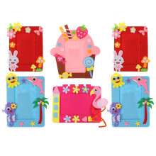 30Pcs Non-Woven DIY Photo Frame Craft Kits for Children