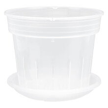 Root Control Pots Orchid Flower Planter Transparent
