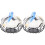 2Pcs Multi-Use Kitchen Garlic and Egg Storage Basket Rustproof Iron 1
