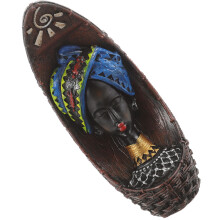 resin african woman statue home decoration desktop figurine ornament