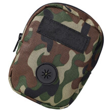 Portable Waterproof Green Dog Treat Bag for Outdoor Activities