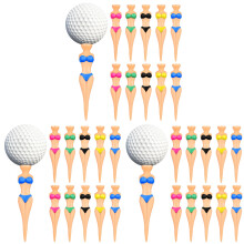 30Pièces Accessoires Golf Tees Entraînement Fun Colorés