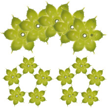 50 Pcs Artificial Flower Receptacles Diy For Flowers Making