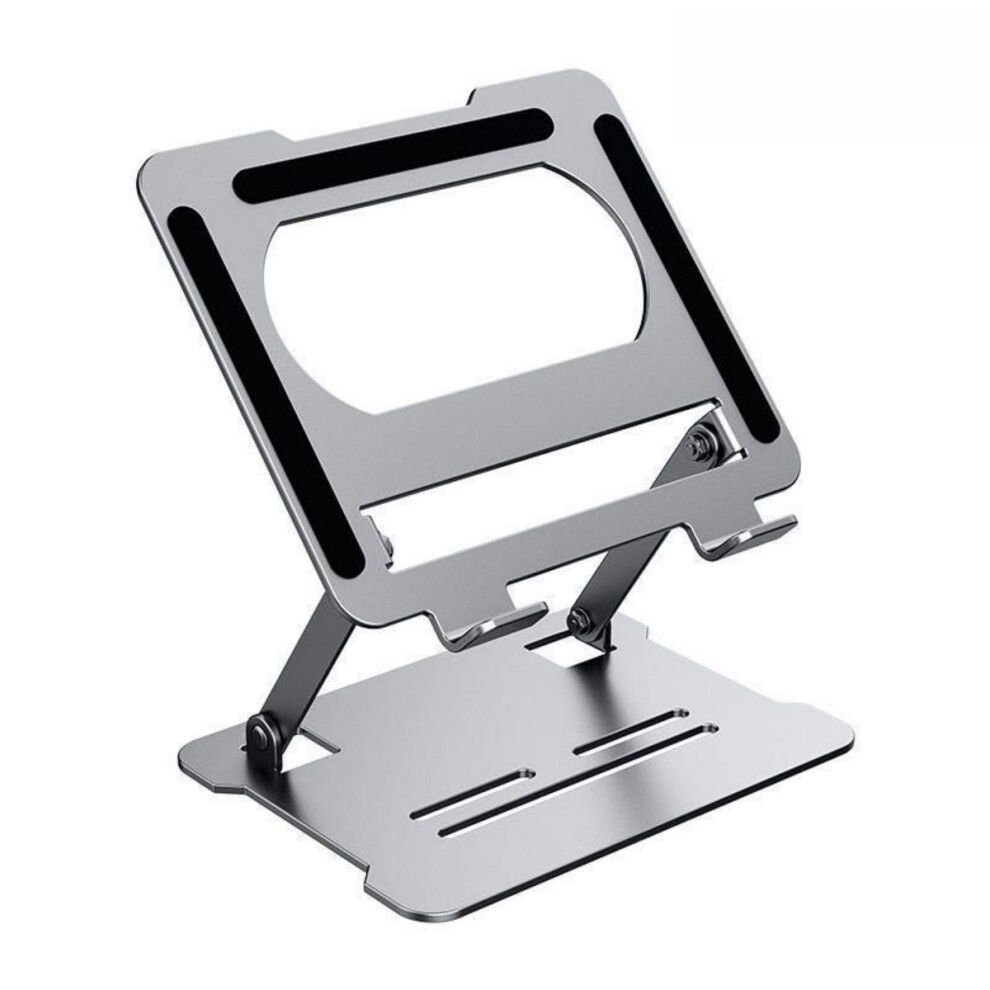 Adjustable Aluminium Laptop & Tablet Stand Holder, Fully Adjustable Height & Angle Riser For Macbook Air/Pro, Dell, Hp, Asus, Google, Lenovo 9148293851754
