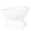 Ceramic Tilted Elevated Cat Food Bowl White 1