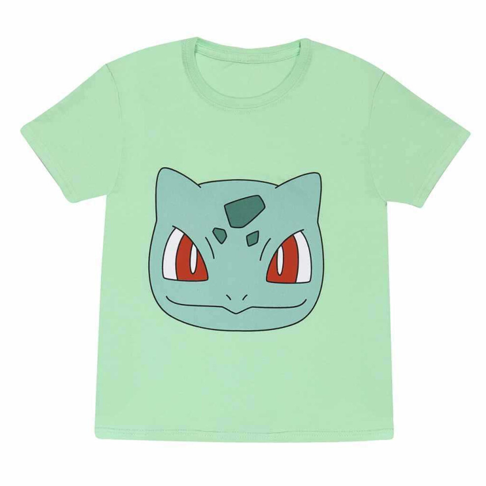 Pokémon (5-6 Years, ) Pokemon Childrens/Kids Bulbasaur T-Shirt Green