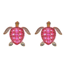 2Pcs Red Iron Tortoise Wall Hanging Decor