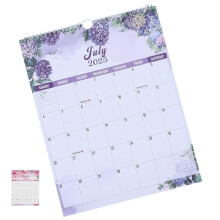 wall calendar 18 month twin wire july 2025 to dec 2026 minimalist