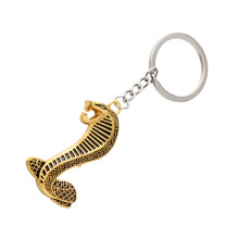 Multi-Color Stainless Steel Snake Keychain for Boys and Men