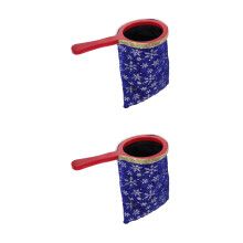 2Pcs Blue Make Things Appear Change Bag Compact Magician Prop