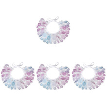 4Pcs Adjustable Multi-Color Lace Cat Collar Decorative Pet Neck Scarf