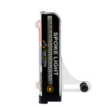 LED Bike Spoke Light Multi-Color Wheel Light Black Waterproof