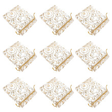 50Pcs Lightweight White Organza Gift Pouches with Easy Drawstring