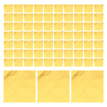 300Pcs Golden Foil Candy Wrappers for Homemade Chocolates and Sweets