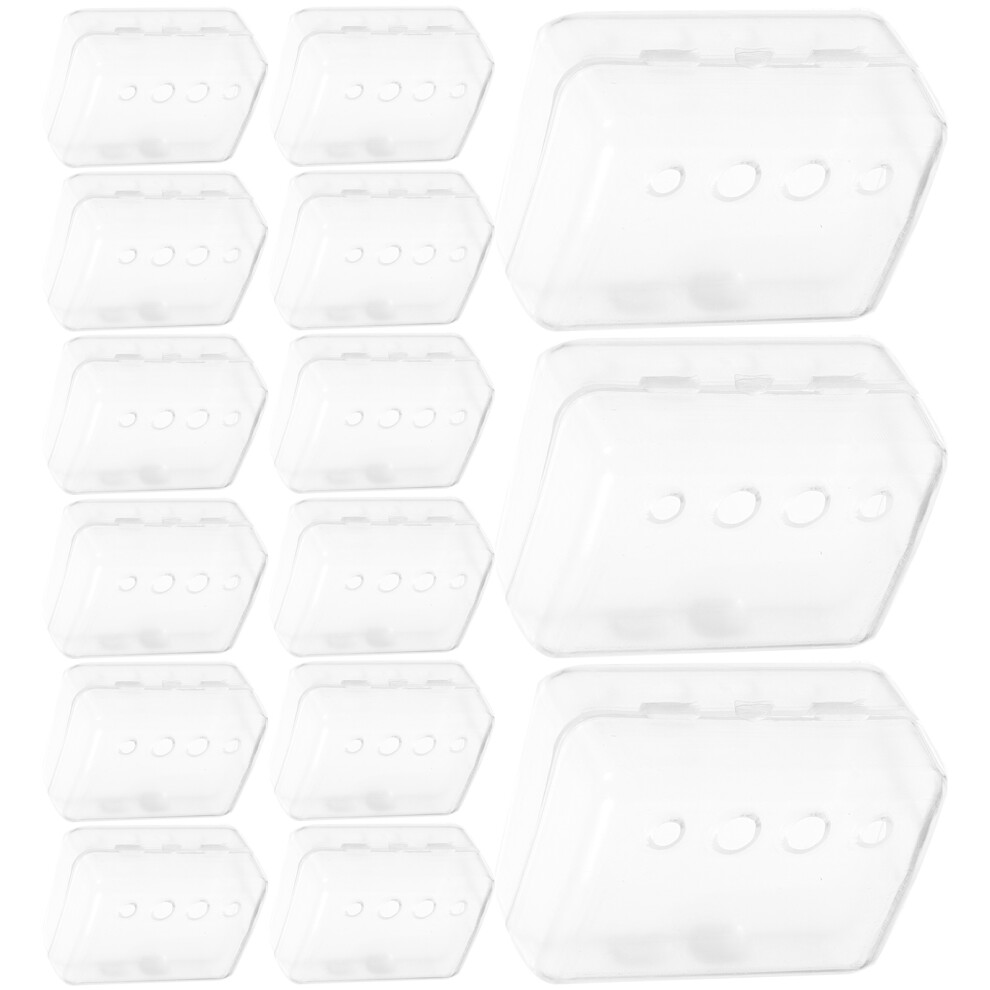 20 Pcs Travel Portable Toothbrush Heads Covers Storage Caps Protector