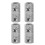 Electrical Power Connectors Brass For Car Owners 2 Pairs 1