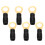 Wiring Connection Terminal Copper Black 6pcs 1.4x0.2x0.2in 1