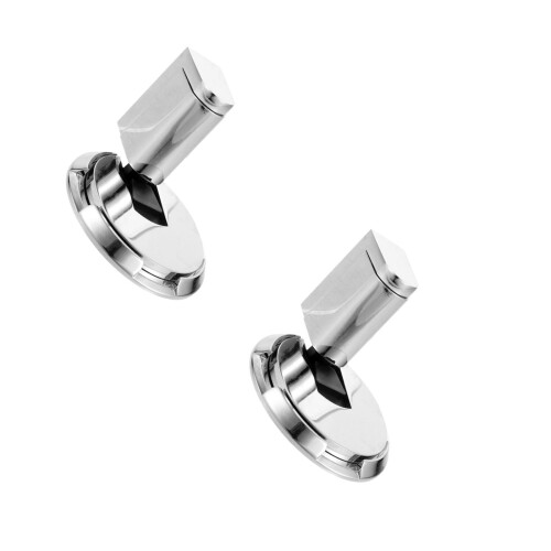 2Stk Sicherheits Türstopper Silber Metall Robust Für Und Büro 2