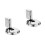 2Stk Sicherheits Türstopper Silber Metall Robust Für Und Büro 4