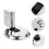 2Stk Sicherheits Türstopper Silber Metall Robust Für Und Büro 8