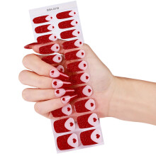 1Pair Travel Friendly Nail Stickers Complete Care Kit-BSA0318