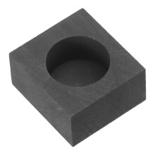 1.5ml Creuset Noir En Graphite Pour Moulage Or Argent Cuivre Métal