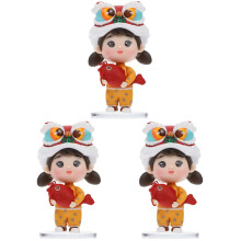 3 Pieces Doll Ornaments Man Chinese New Year Decoration