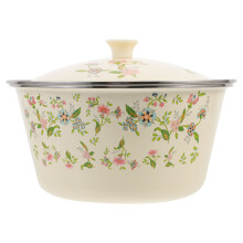 1Multi-Color Enamel Wash Basin for Fruit, Dough, and Food Storage
