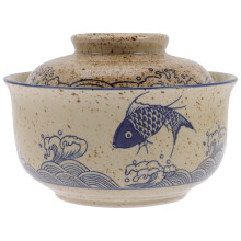1Japanese Style Ceramic Noodle Bowl Assorted Color Dining Salad Bowl