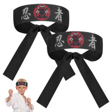 2St Japan Stijl Hoofdband Voor Karate En Ademend En Herbruikbaar