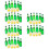 6Ensembles Miniatures Bouteilles Vert Résine Photo Décor Maison 6