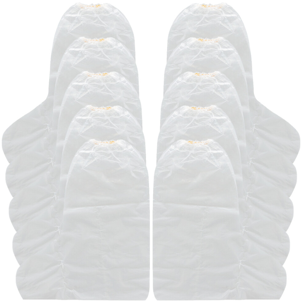 10Pcs Transparent Safe Socks Foot Covers Home Salon Pedicure Foot Care