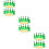 6Ensembles Miniatures Bouteilles Vert Résine Photo Décor Maison 8