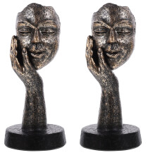 2St Artistieke Abstracte Sculpturen Voor Plank En Tafeldecor