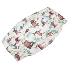 Crib Sheet Girl Animal Print Washable Cotton Blend Cradle Sheets