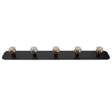 ABS Wall Mounted Key Rack with Strong Load Coat Towel Hooks