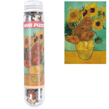 Mini Paper Puzzle Sunflower Pattern Educational Toy