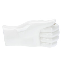 kreatives handgefertigtes keramik blumenvasen set in handform