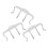 3Pcs Silver Metal Music Book Clips Multi-Use Sheet Holder Strong Grip 1