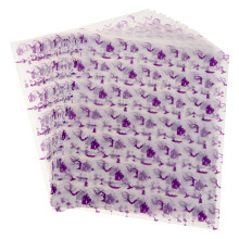 50St Paarse Candy Pakpapier Voor Snoepjes En Koekjes Verpakt