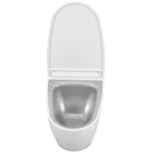 Indoor Asbak Wit Toilet Design Roestvrijstaal ABS