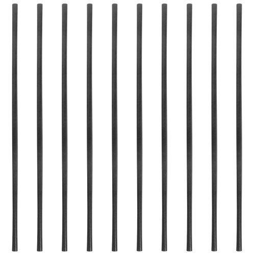 10pcs Plastic Dowel Rods Pom Plastic Black For Crafting