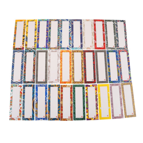 30pcs classical and creative blank bookmarks for students