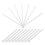 Raindrops 10 Pcs Handle Foldable Decoration Artificial Lanterns White 1
